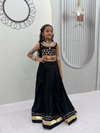Pc 591 Pure Cotton Mirror Hand Work Kids Wear Navratri Chaniya Choli